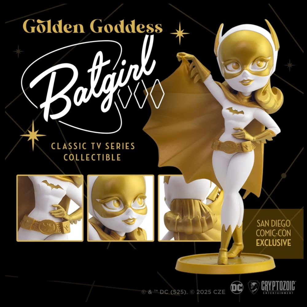SDCC 2024 CRYPTOZOIC Golden Goddess Batgirl Classic TV Series LE 349/400 NIB Fig